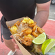 Shrimp in a pineapple from Austin, one of the most sought after food options!